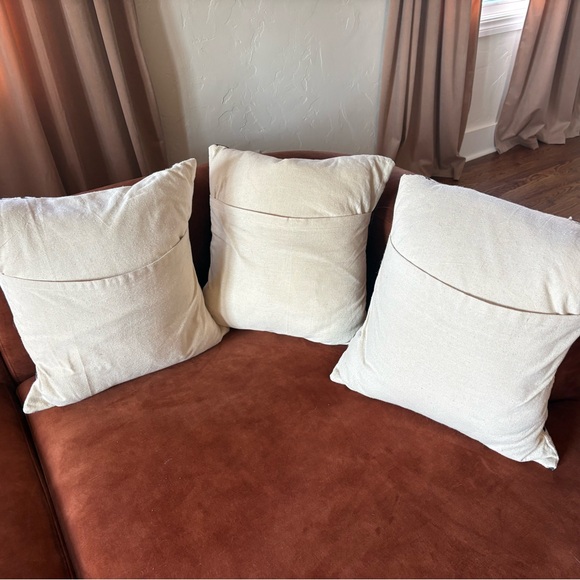 Set of 3 Black & Ivory Mudcloth Throw Pillow Covers - Picture 4 of 6